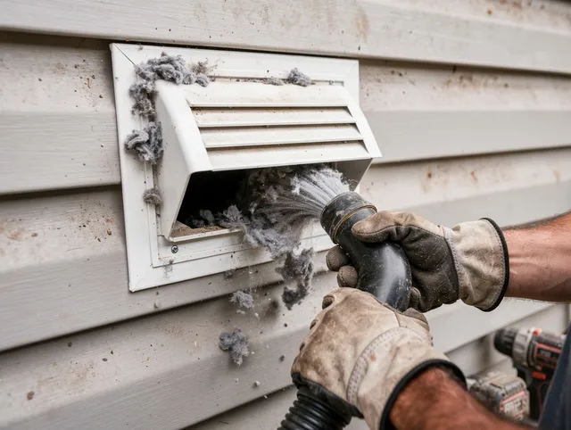 Professional dryer vent cleaning by Rocky River Dryer Vent Cleaning in Rocky River