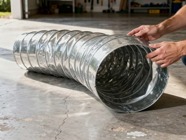 Rocky River Dryer Vent Cleaning specialist using advanced equipment for thorough duct cleaning in Rocky River