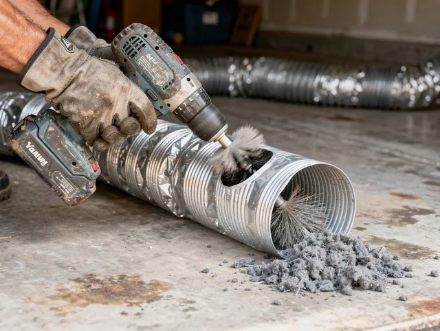 Professional duct cleaning by Rocky River Dryer Vent Cleaning in Rocky River