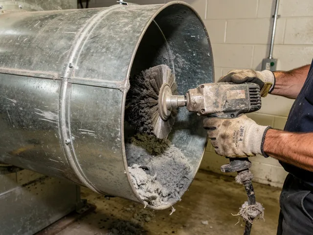 Industrial-grade dryer vent cleaning by Rocky River Dryer Vent Cleaning in Rocky River